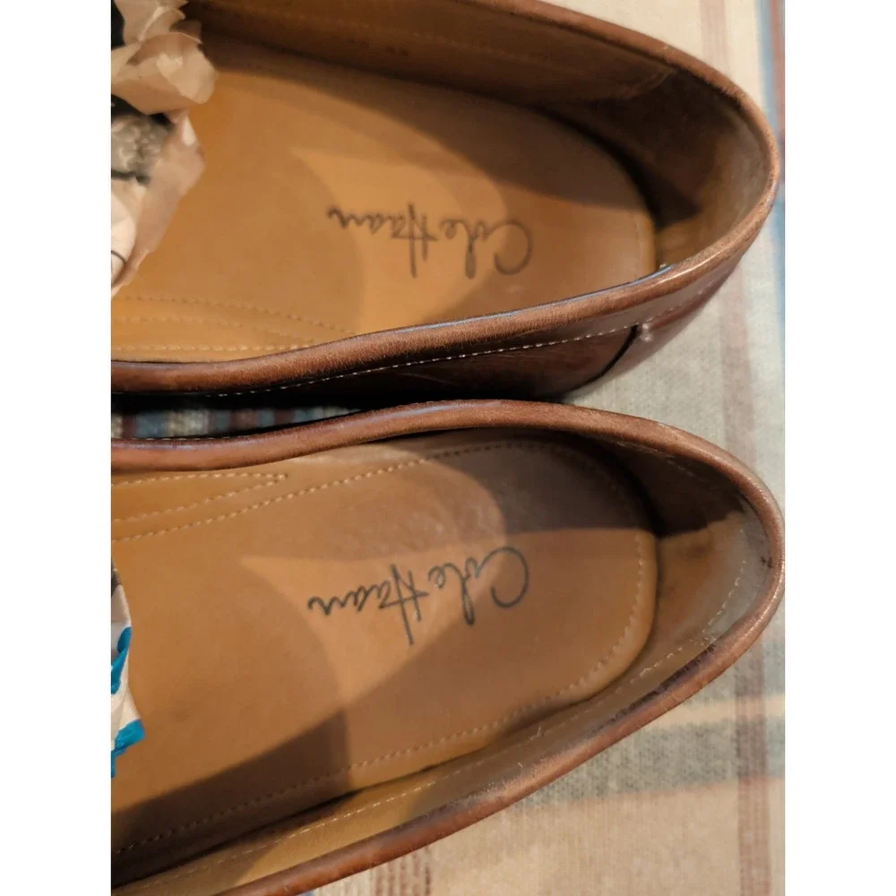 Cole Haan Air Dempsey Venetian Loafer Mens 11M Brown Leather Slip On Shoe